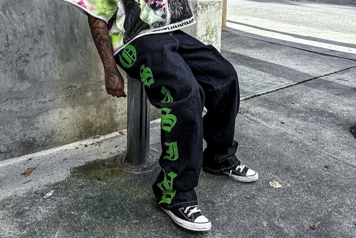 "GEEKER" TYE-DYE CUTOFF SHIRT